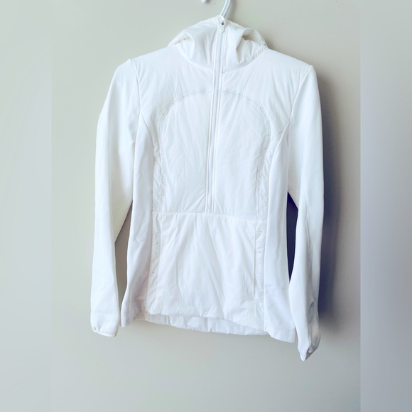 Lululemon Run For Cold White Pullover Jacket - Picture 2 of 4